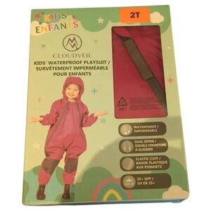 NEW Cloudveil Kids' Waterproof Playsuit | Pink
